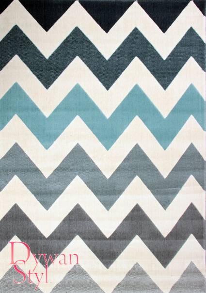 Dywan
Kansas Zygzak White Grey Blue (4604)