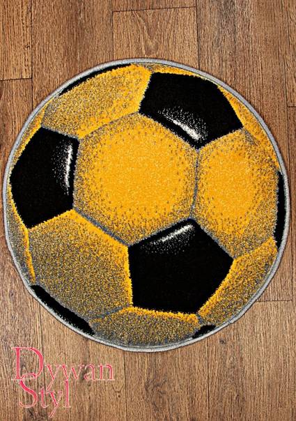 Dywan
                            Koloreo Piłka nożna żółta (5966)