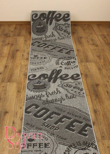 Chodniki Płaskie Tkanie Coffee Shop szary (1214)