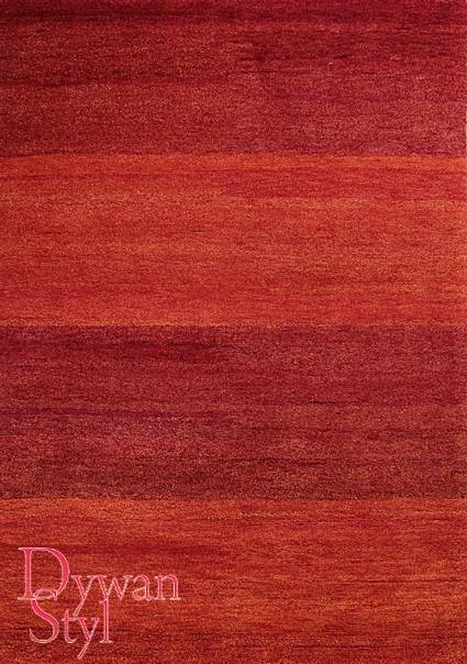 Dywan
                            Gabbay Czerwone Pasy Indyjski welniany handmade (17547)