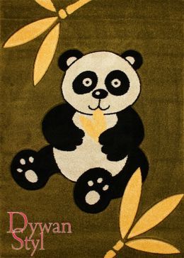 Dywan Zoo Panda zielony (10981)