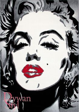 Dywan Koloreo Tattoo Marilyn biały 