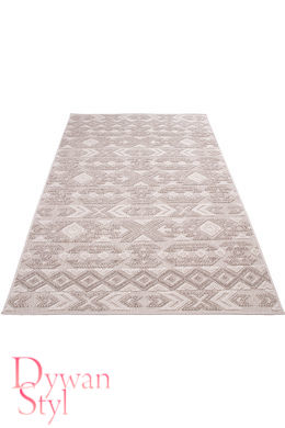 Dywan Lena E100A l.brown/beige